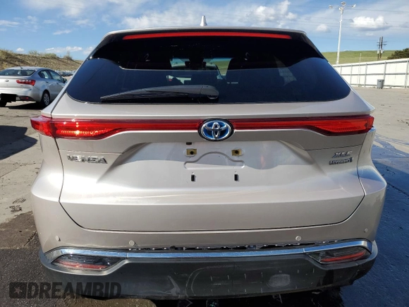 2022 Toyota Venza LE with VIN JTEAAAAH5NJ115458, listed as a Copart auction lot 53696965 with 34,704 mi miles and Salvage Title. Bid and sale history available at DreamBid. Image 6.