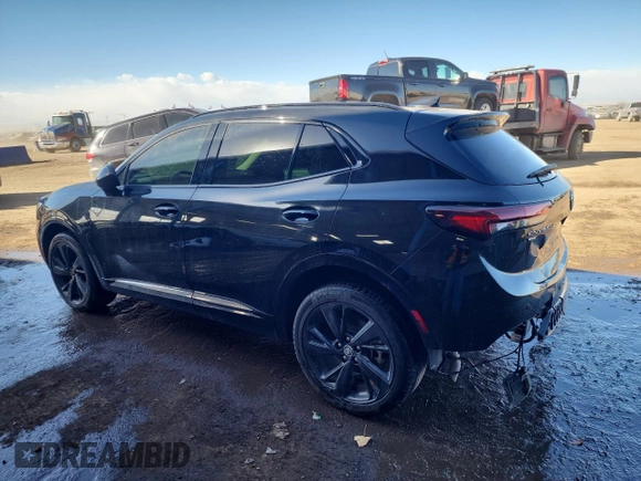 2022 Buick Envision Essence with VIN LRBFZPR41ND042688, listed as a Copart auction lot 44370945 with 34,088 mi miles and Salvage Title. Bid and sale history available at carsss.com. Image 2.