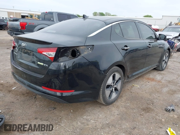 2013 Kia Optima EX with VIN KNAGM4AD9D5060201, listed as a IAAI auction lot 42020016 with 126,674 mi miles and . Bid and sale history available at carsss.com. Image 4.