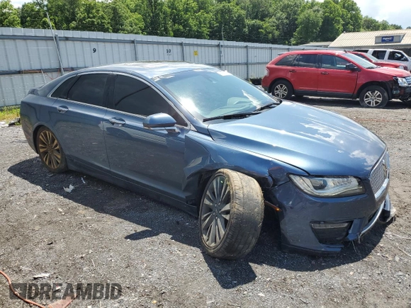 2018 Lincoln MKZ Select with VIN 3LN6L5C99JR601848, listed as a Copart auction lot 57934194 with 82,981 mi miles and Salvage title. Bid and sale history available at DreamBid. Image 4.