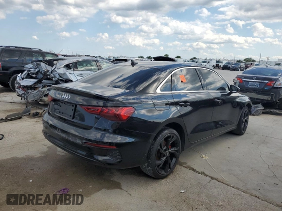2022 Audi A3 Premium z VIN WAUAUDGY8NA012715, wystawiony jako Copart lot #56594485 z przebiegiem 51 607 mil mil oraz Szkoda całkowita • Salvage title. Historia ofert i sprzedaży dostępna na DreamBid. Obrazek 3.