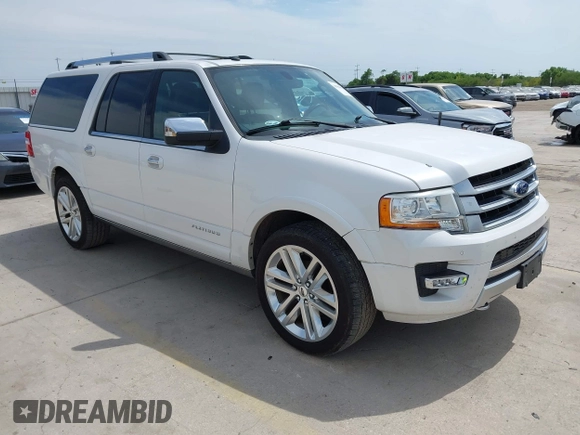 2017 Ford Expedition Max Platinum z VIN 1FMJK1MT2HEA11116, wystawiony jako IAAI lot #42060629 z przebiegiem 83 715 mil mil oraz . Historia ofert i sprzedaży dostępna na DreamBid. Obrazek 1.