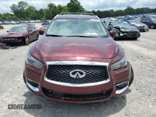 2020 Infiniti QX60 Luxe with VIN 5N1DL0MM5LC501051, listed as a Copart auction lot 61368415 with 91,558 mi miles and Salvage title. Bid and sale history available at DreamBid. Image 5.