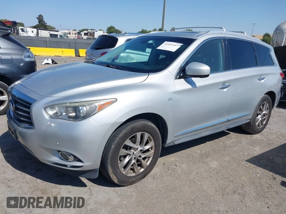 2014 Infiniti QX60 with VIN 5N1AL0MM6EC545596, listed as a IAAI auction lot 42453167 with 177,199 mi miles and . Bid and sale history available at DreamBid. Image 17.