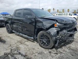 2023 Chevrolet Silverado 1500 with VIN 1GCPADE88PZ317807, listed as a Copart auction lot 51021005 with 22,571 mi miles and Salvage Title. Bid and sale history available at DreamBid. Image 4.
