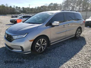 2022 Honda Odyssey Touring z VIN 5FNRL6H83NB055949, wystawiony jako Copart lot #49579145 z przebiegiem 43 289 mil mil oraz Szkoda całkowita • Salvage title. Historia ofert i sprzedaży dostępna na DreamBid. Obrazek 1.