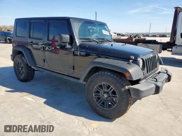 2008 Jeep Wrangler Unlimited Rubicon with VIN 1J4GA69188L654677, listed as a Copart auction lot 45746585 with Not Provided miles and Salvage Title. Bid and sale history available at carsss.com. Image 4.