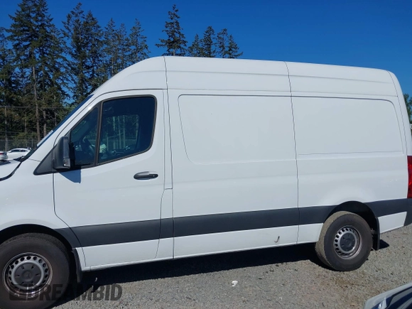 2023 Mercedes-Benz Sprinter Cargo with VIN W1Y4KBHY4PT139571, listed as a IAAI auction lot 42137852 with 13,304 mi miles. Bid and sale history available at carsss.com. Image 13.