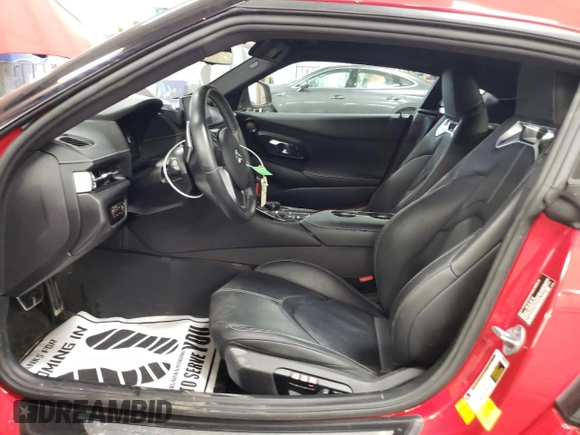 2023 Toyota Supra 3.0 with VIN WZ1DB0G03PW057335, listed as a Copart auction lot 48664395 with 11,108 mi miles and Salvage Title. Bid and sale history available at DreamBid. Image 7.