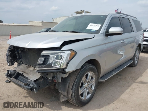 2019 Ford Expedition Max XLT z VIN 1FMJK1HT1KEA13618, wystawiony jako IAAI lot #42074765 z przebiegiem 75 446 mil mil oraz . Historia ofert i sprzedaży dostępna na DreamBid. Obrazek 2.