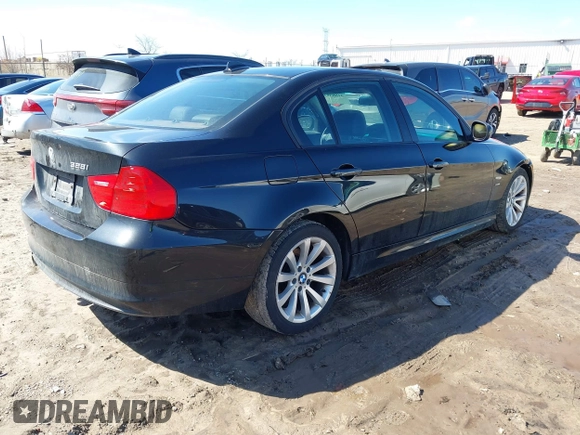 2011 BMW 3 Series 328i xDrive with VIN WBAPK5G50BNN29443, listed as a IAAI auction lot 41883938 with 143,757 mi miles. Bid and sale history available at carsss.com. Image 4.