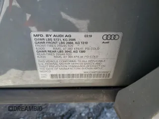 2019 Audi SQ5 Prestige with VIN WA1C4AFY0K2082611, listed as a Copart auction lot 36546133 with 23,037 mi miles. Bid and sale history available at carsss.com. Image 14.