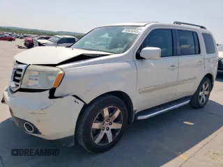 2013 Honda Pilot Touring z VIN 5FNYF3H95DB040555, wystawiony jako Copart lot #53426345 z przebiegiem 126 895 mil mil oraz Szkoda całkowita • Salvage title. Historia ofert i sprzedaży dostępna na DreamBid. Obrazek 1.