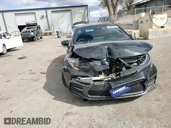 2020 Toyota Corolla SE with VIN 5YFS4RCE6LP043227, listed as a Copart auction lot 48500835 with 39,330 mi miles and Salvage Title. Bid and sale history available at carsss.com. Image 10.