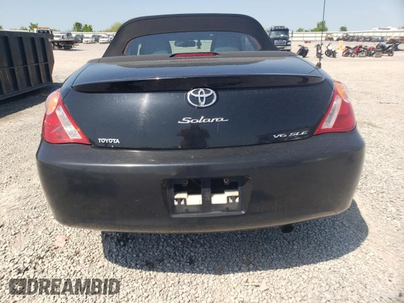 2006 Toyota Solara SE with VIN 4T1FA38PX6U083198, listed as a Copart auction lot 54697095 with 33,747 mi miles and Salvage Title. Bid and sale history available at DreamBid. Image 6.