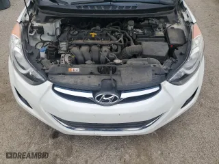 2013 Hyundai Elantra GLS PZEV with VIN 5NPDH4AE9DH455000, listed as a Copart auction lot 50591245 with 34,308 mi miles and Salvage Title. Bid and sale history available at carsss.com. Image 11.