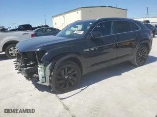 2021 Volkswagen Atlas Cross Sport 2.0T SEL with VIN 1V2BC2CA1MC218967, listed as a Copart auction lot 49985845 with 161,225 mi miles and Salvage Title. Bid and sale history available at carsss.com. Image 1.