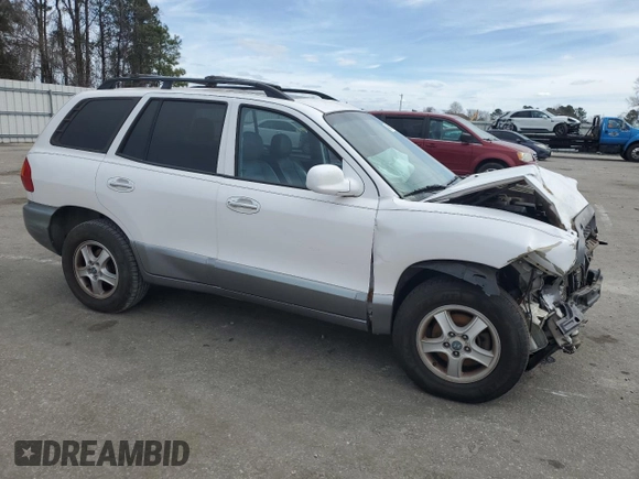2003 Hyundai Santa Fe GLS with VIN KM8SC13D63U476427, listed as a Copart auction lot 46051555 with 174,337 mi miles and Salvage Title. Bid and sale history available at carsss.com. Image 4.