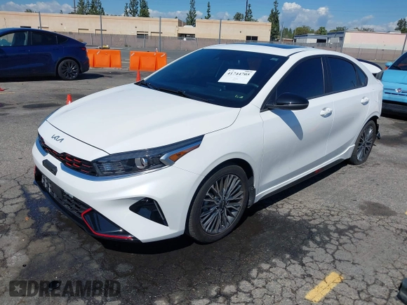 2023 Kia Forte GT-Line with VIN 3KPF54AD1PE541211, listed as a IAAI auction lot 41744705 with 19,079 mi miles. Bid and sale history available at carsss.com. Image 17.