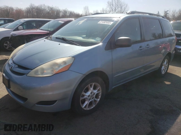 2006 Toyota Sienna LE with VIN 5TDBA23C06S058221, listed as a Copart auction lot 51492485 with 95,021 mi miles and Clean Title. Bid and sale history available at carsss.com. Image 1.