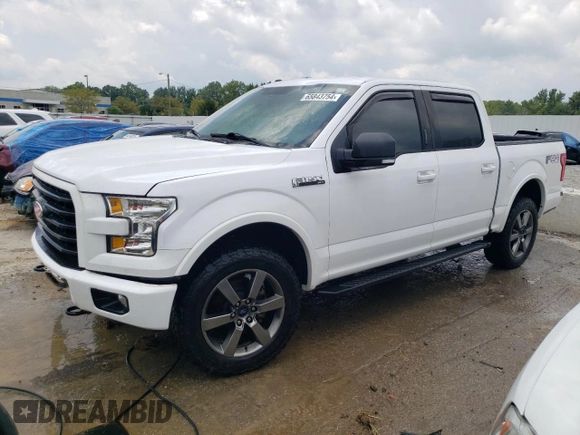 2017 Ford F-150 XL with VIN 1FTEW1EFXHKD51392, listed as a Copart auction lot 65843754 with 103,363 mi miles and Non repairable. Bid and sale history available at DreamBid. Image 1.