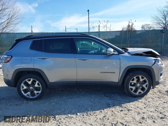2018 Jeep Compass Limited with VIN 3C4NJDCB8JT246385, listed as a IAAI auction lot 40858204 with Not provided miles and . Bid and sale history available at DreamBid. Image 12.