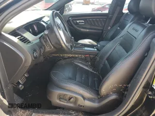 2013 Ford Taurus SHO z VIN 1FAHP2KT7DG133620, wystawiony jako Copart lot #54219005 z przebiegiem Nie podano mil oraz Szkoda całkowita • Salvage title. Historia ofert i sprzedaży dostępna na DreamBid. Obrazek 7.