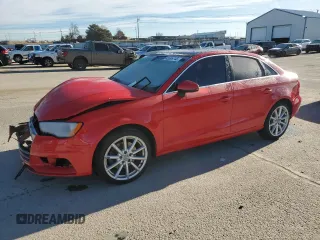 2015 Audi A3 2.0T Premium Plus with VIN WAUEFGFF4F1017327, listed as a Copart auction lot 45599745 with 80,035 mi miles and Salvage Title. Bid and sale history available at carsss.com. Image 1.