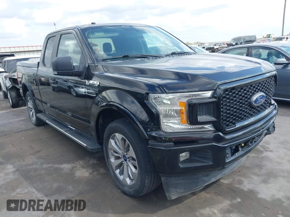 2018 Ford F-150 XL with VIN 1FTEX1CP8JKF28410, listed as a IAAI auction lot 40678411 with 64,138 mi miles and . Bid and sale history available at DreamBid. Image 1.