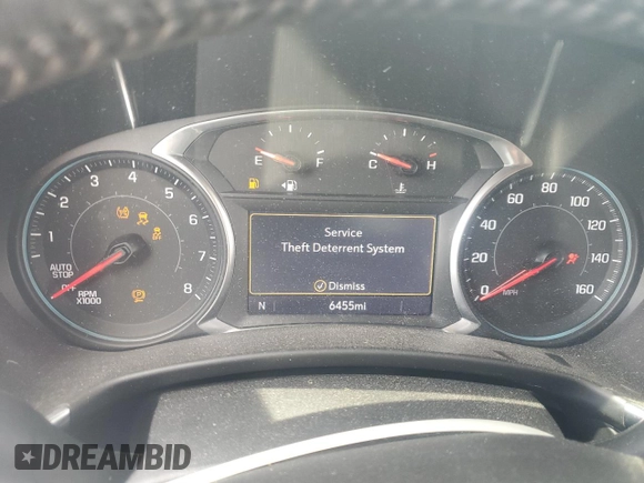 2019 Chevrolet Equinox Premier with VIN 3GNAXNEV3KS540608, listed as a Copart auction lot 55157915 with 6,455 mi miles and Non repairable. Bid and sale history available at DreamBid. Image 9.
