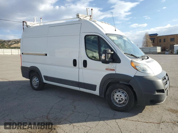 2017 Ram ProMaster Cargo with VIN 3C6TRVBG6HE527593, listed as a Copart auction lot 43242105 with 195,086 mi miles and Salvage Title. Bid and sale history available at carsss.com. Image 4.