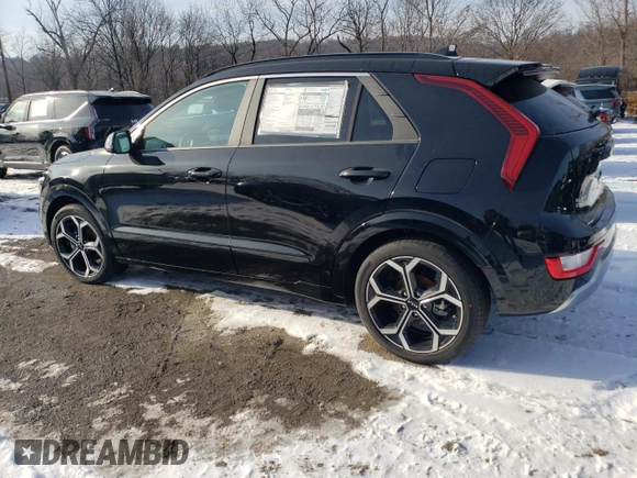 2024 Kia Niro EX Touring with VIN KNDCR3LE8R5152863, listed as a Copart auction lot 86827274 with 16 mi miles and Salvage Title. Bid and sale history available at carsss.com. Image 2.