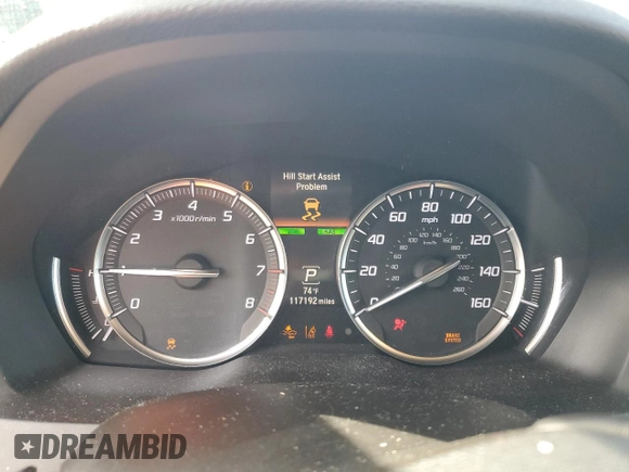 2018 Acura MDX Advance with VIN 5J8YD4H82JL002830, listed as a Copart auction lot 43667625 with 117,192 mi miles and Salvage Title. Bid and sale history available at carsss.com. Image 9.