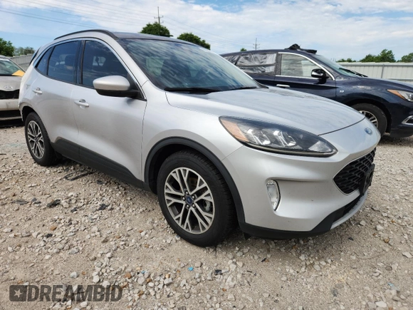 2020 Ford Escape SEL with VIN 1FMCU0H62LUA71848, listed as a Copart auction lot 60888705 with 70,759 mi miles and Salvage title. Bid and sale history available at DreamBid. Image 4.