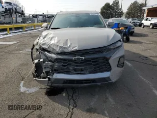 2021 Chevrolet Blazer Premier with VIN 3GNKBLRS1MS557160, listed as a Copart auction lot 45052785 with 34,145 mi miles and Salvage title. Bid and sale history available at DreamBid. Image 5.