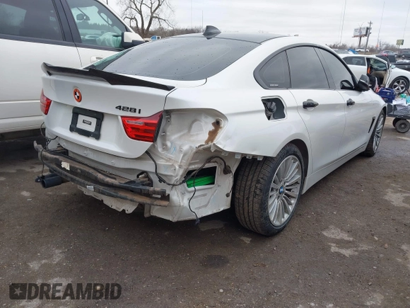 2016 BMW 4 Series 428i with VIN WBA4A9C5XGG506931, listed as a IAAI auction lot 41539868 with 91,292 mi miles. Bid and sale history available at carsss.com. Image 4.