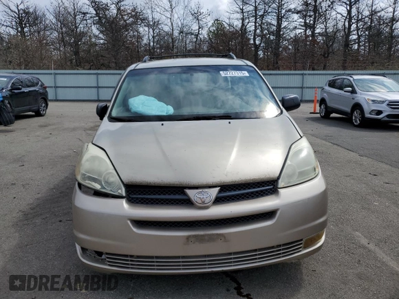 2004 Toyota Sienna CE with VIN 5TDZA23C74S073584, listed as a Copart auction lot 52727315 with 193,265 mi miles and Salvage Title. Bid and sale history available at carsss.com. Image 5.