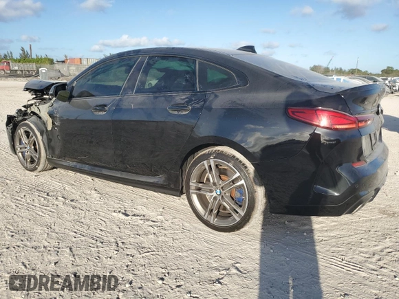 2020 BMW 2 Series M235i xDrive with VIN WBA13AL07L7F61773, listed as a Copart auction lot 45335865 with 54,299 mi miles and Salvage Title. Bid and sale history available at DreamBid. Image 2.