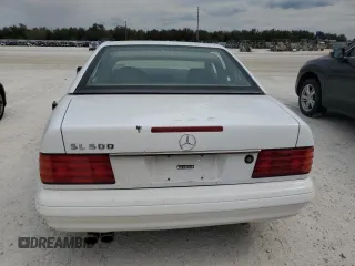 1996 Mercedes-Benz SL-Class with VIN WDBFA67F6TF130529, listed as a Copart auction lot 77240464 with 0 mi miles and Salvage Title. Bid and sale history available at carsss.com. Image 6.