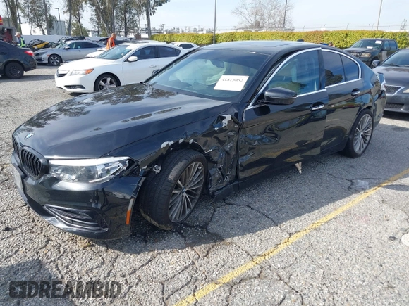 2018 BMW 5 Series 530i with VIN WBAJA5C56JG897692, listed as a IAAI auction lot 41813052 with 37,610 mi miles and . Bid and sale history available at DreamBid. Image 19.