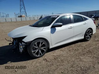 2018 Honda Civic Si with VIN 2HGFC1E52JH703531, listed as a Copart auction lot 49841485 with 107,224 mi miles and Salvage Title. Bid and sale history available at DreamBid. Image 1.