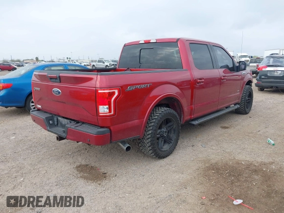2016 Ford F-150 XL with VIN 1FTEW1CP1GKD22762, listed as a IAAI auction lot 41687389 with 131,542 mi miles and . Bid and sale history available at carsss.com. Image 4.