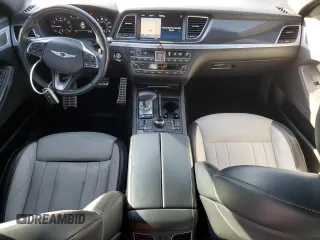 2020 Genesis G80 3.3T Sport with VIN KMTFN4JB3LU334637, listed as a Copart auction lot 84690494 with 111,403 mi miles and Salvage Title. Bid and sale history available at carsss.com. Image 8.