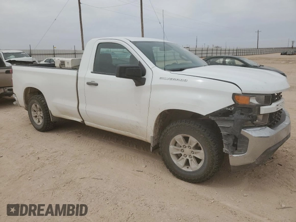 2021 Chevrolet Silverado 1500 Work Truck with VIN 3GCNWAEF5MG218282, listed as a Copart auction lot 48857315 with 79,642 mi miles and Salvage Title. Bid and sale history available at carsss.com. Image 4.