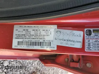 2014 Mazda 6 i Grand Touring with VIN JM1GJ1W68E1136469, listed as a Copart auction lot 49072885 with Not Provided miles and Salvage Title. Bid and sale history available at carsss.com. Image 12.