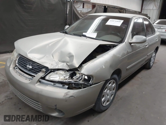 2001 Nissan Sentra GXE with VIN 3N1CB51D41L439473, listed as a IAAI auction lot 41871848 with 129,834 mi miles and . Bid and sale history available at DreamBid. Image 2.