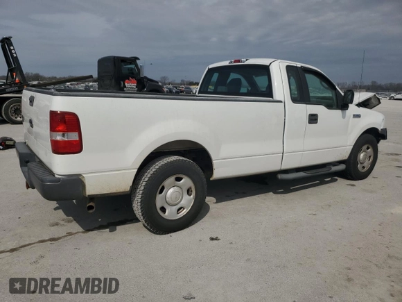 2005 Ford F-150 XL with VIN 1FTRF12245NA50159, listed as a Copart auction lot 48482775 with 96,334 mi miles and Salvage Title. Bid and sale history available at carsss.com. Image 3.