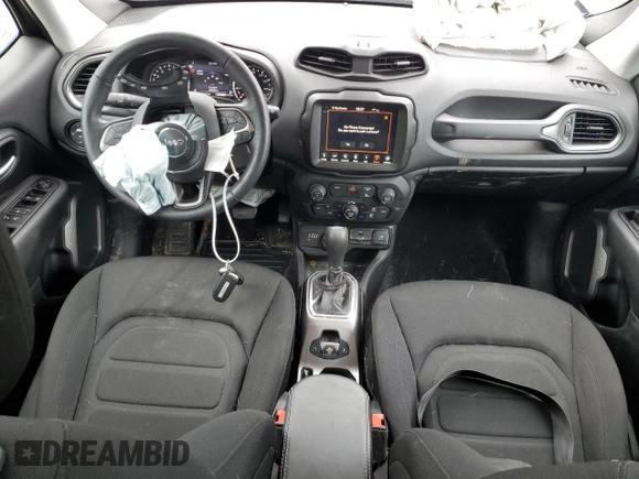 2022 Jeep Renegade Latitude with VIN ZACNJDB12NPN70337, listed as a Copart auction lot 59698525 with 45,255 mi miles and Salvage title. Bid and sale history available at DreamBid. Image 8.