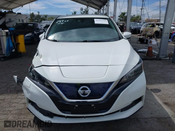 2022 Nissan LEAF S Plus with VIN 1N4BZ1BV9NC551228, listed as a IAAI auction lot 41936398 with 50,168 mi miles and . Bid and sale history available at DreamBid. Image 12.