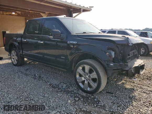 2017 Ford F-150 XL with VIN 1FTEW1EG5HFA43001, listed as a Copart auction lot 59080515 with 145,887 mi miles and Salvage title. Bid and sale history available at DreamBid. Image 4.
